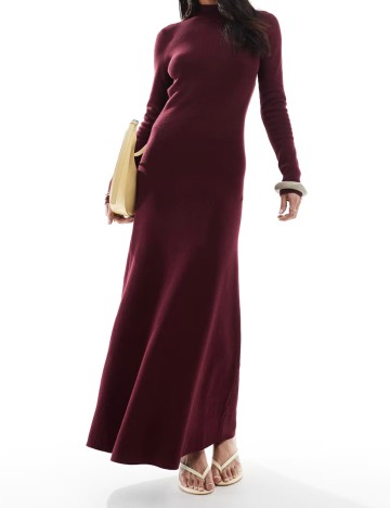 Rochie maxi ASOS, vișiniu