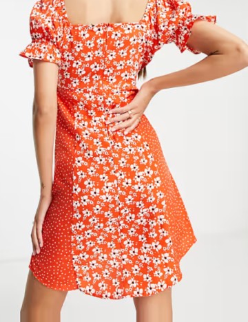 Rochie mini Influence, portocaliu