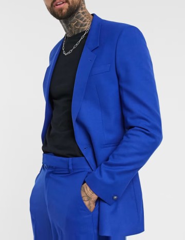 Sacou ASOS, albastru