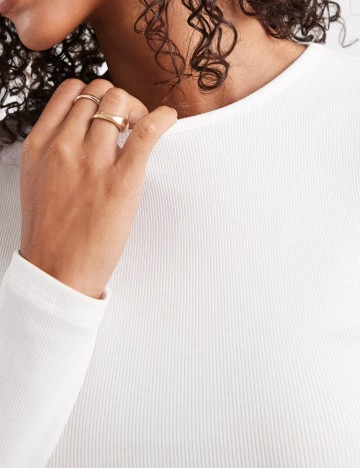 Bluză Miss Selfridge, alb