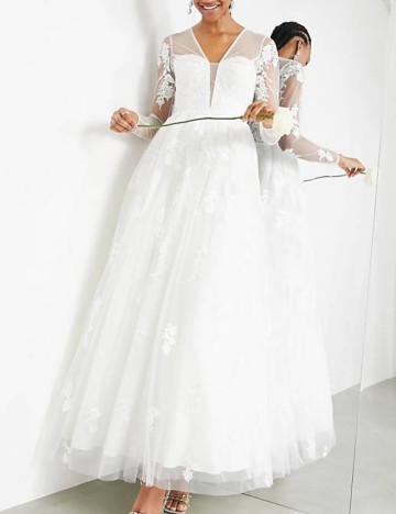 Rochie de ocazie și bridal ASOS, alb
