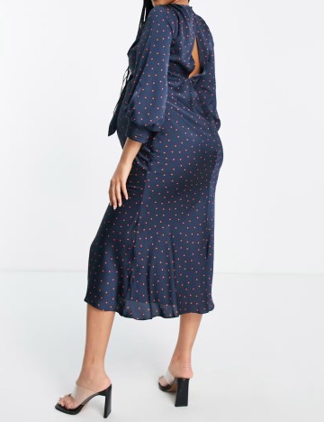 Rochie midi ASOS, albastru