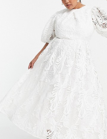 Rochie de ocazie și bridal ASOS, alb