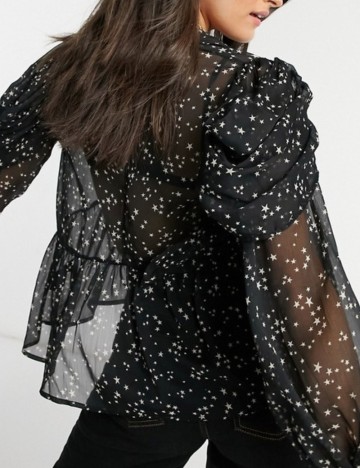 Cămașă ASOS, negru