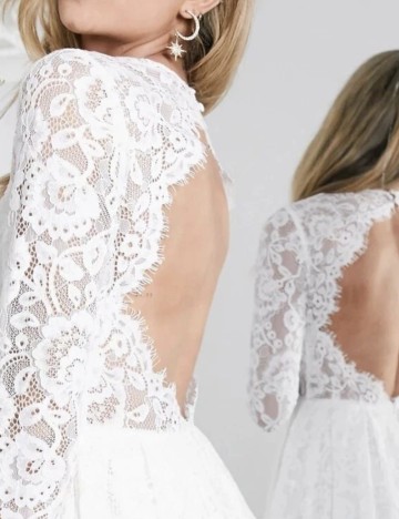 Rochie de ocazie și bridal ASOS, alb
