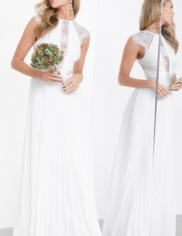 Rochie de ocazie și bridal ASOS, alb