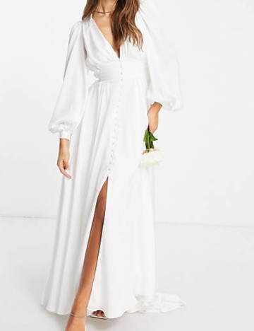 Rochie de ocazie și bridal ASOS, alb
