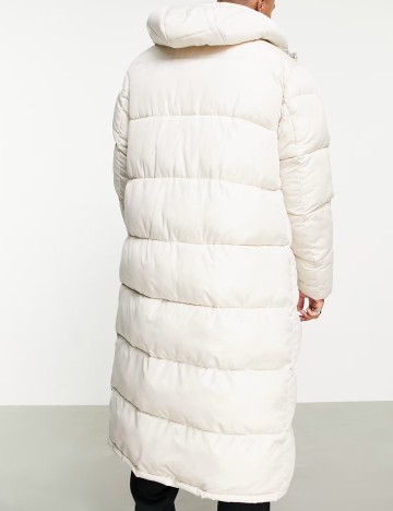 Geacă lungă ASOS, crem