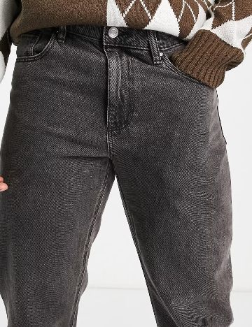 Jeans ASOS, negru