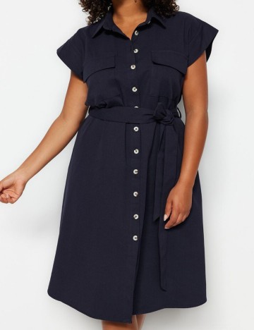 Rochie midi TRENDYOL, albastru