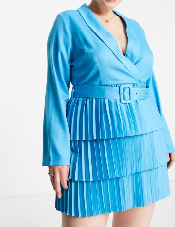 Rochie mini IN THE STYLE, albastru