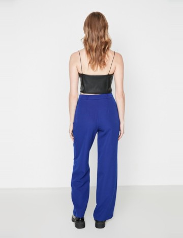 Pantaloni TRENDYOL, albastru