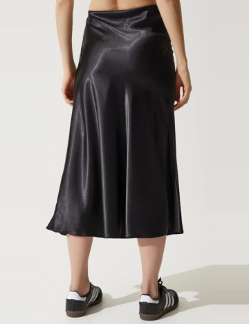 Fustă midi TRENDYOL, negru