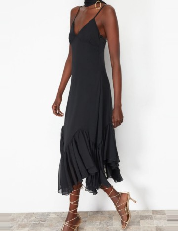 Rochie midi TRENDYOL, negru
