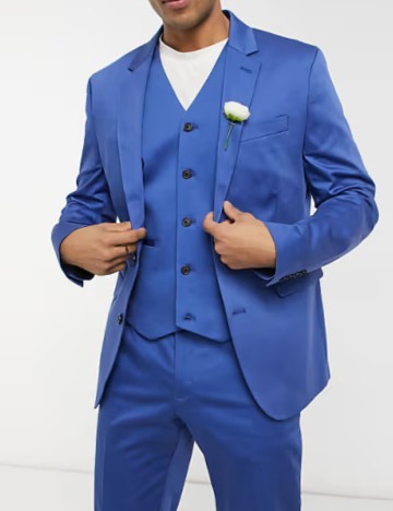 Sacou ASOS, albastru