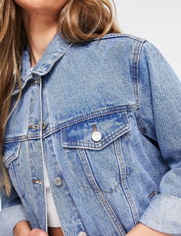 Jachetă De Blugi Missguided, albastru