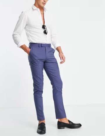 Pantaloni ASOS, albastru