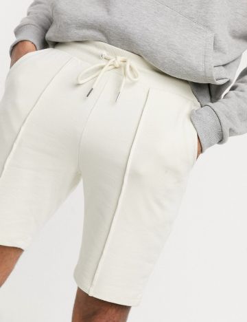 Pantaloni scurți ASOS, crem