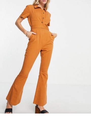 Salopetă lungă ASOS, cărămiziu