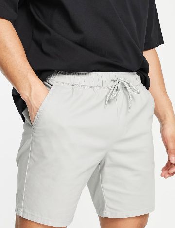 Pantaloni scurți ASOS, gri