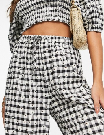 Pantaloni The Frolic, mix culori