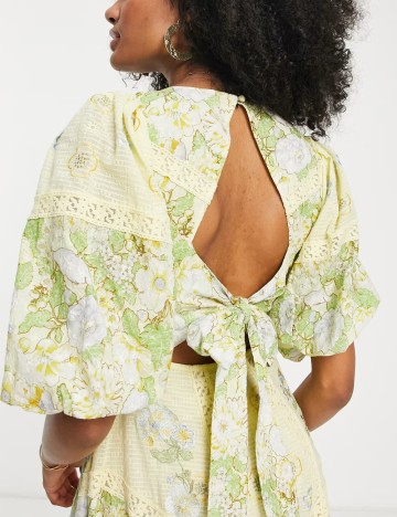 Rochie midi ASOS, mix culori