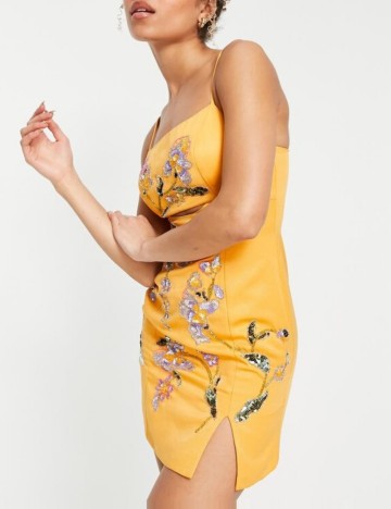 Rochie mini ASOS, portocaliu