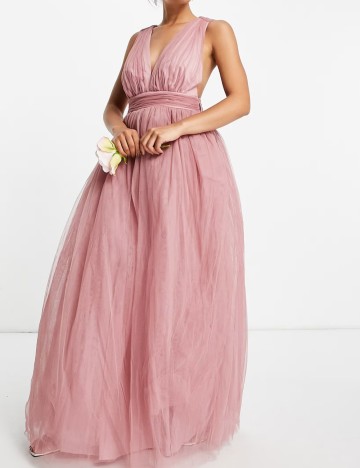Rochie de ocazie ASOS, roz