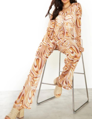 Pantaloni Glamorous, mix culori