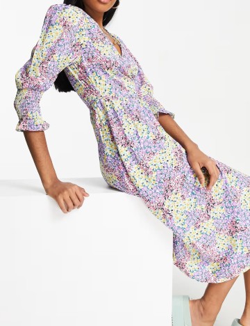 Rochie midi Influence, mix culori