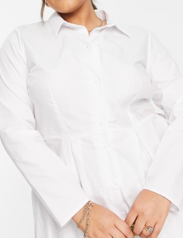 Rochie mini Closet, alb