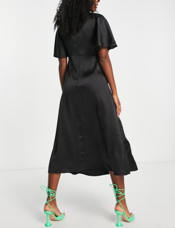 Rochie midi Queen Bee, negru