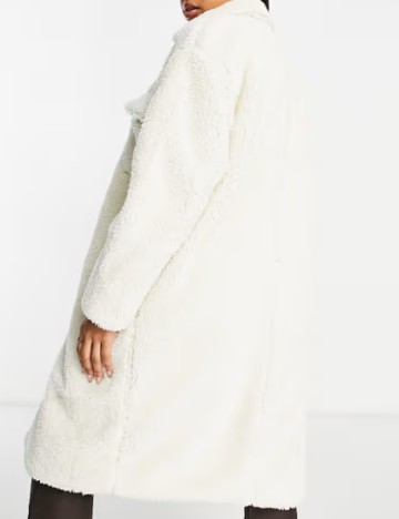 Palton Threadbare, alb