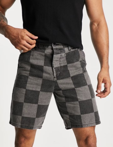 Pantaloni scurți ASOS, gri