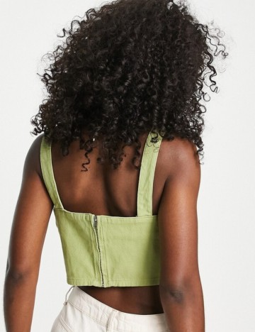 Top Urban Revivo, verde