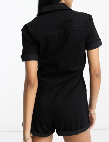 Salopetă de blugi ASOS, negru