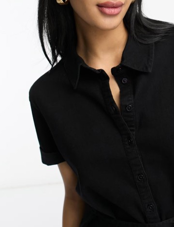 Salopetă de blugi ASOS, negru