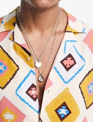 Cămașă ASOS, mix culori