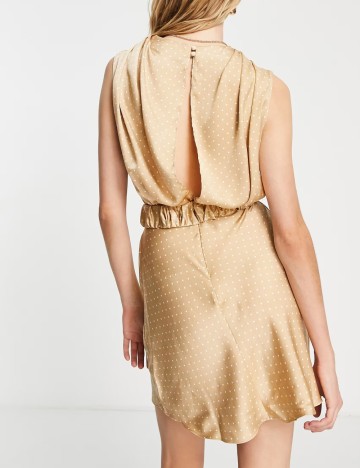 Rochie mini ASOS, bej