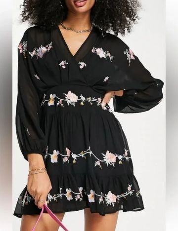 Rochie mini ASOS, negru
