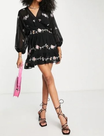 Rochie mini ASOS, negru