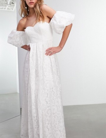 Rochie de ocazie și bridal ASOS, alb