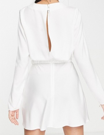 Rochie mini ASOS, alb