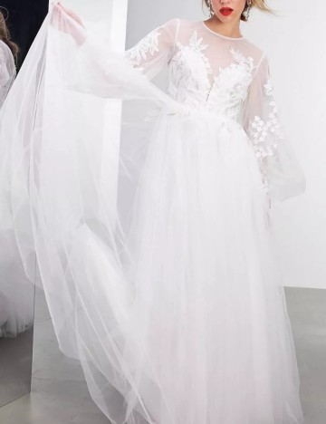 Rochie de ocazie și bridal ASOS, alb