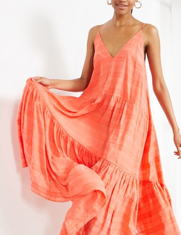 Rochie maxi ASOS, portocaliu