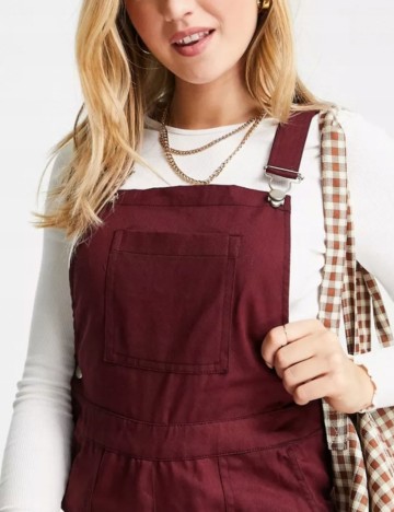 Salopetă lungă ASOS, vișiniu