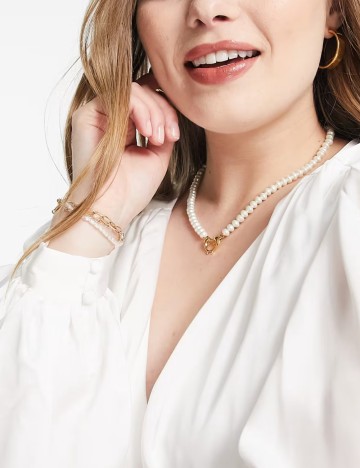 Rochie de ocazie și bridal ASOS, alb