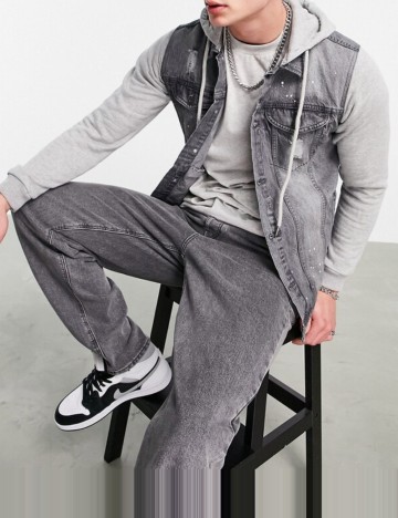 Geacă de blugi Soul Star, gri