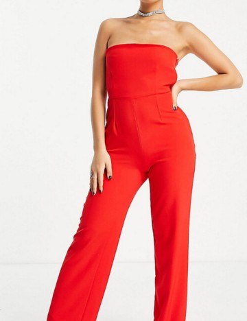 Salopetă lungă Vesper, roșu