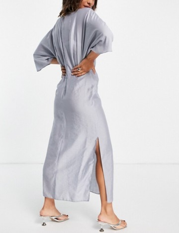 Rochie maxi ASOS, gri
